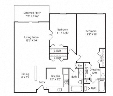 Tuscany Floor Plan at Glen at Burnsville, Burnsville, MN
